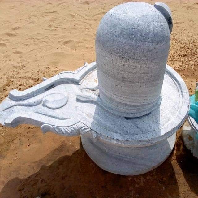 Marble Shiv Statue In Bijapur