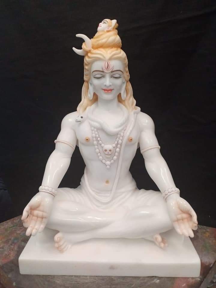 Marble Shiva Murti In Lohit