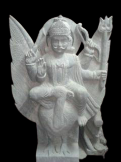 Marble Shani Statue In Lohit