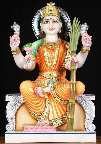 Marble Annpurna Mata Statue In Bijapur
