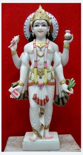 Marble Dhanwantri God Statue In Lohit