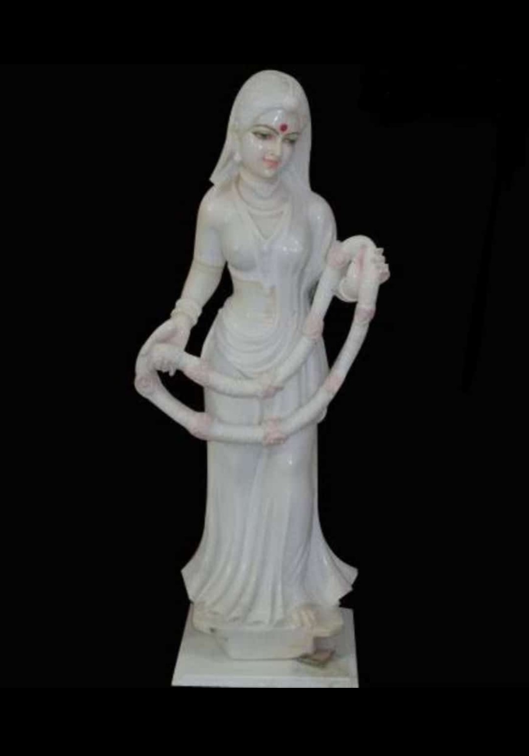 Marble Female Statue In Bijapur