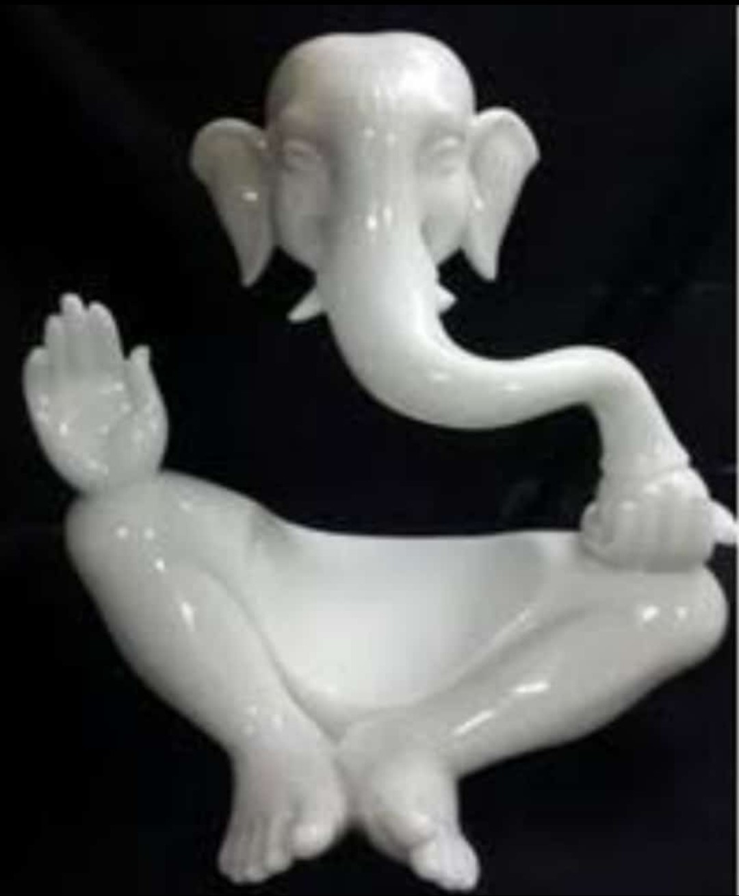 Marble Morden Art Ganesha In Lohit