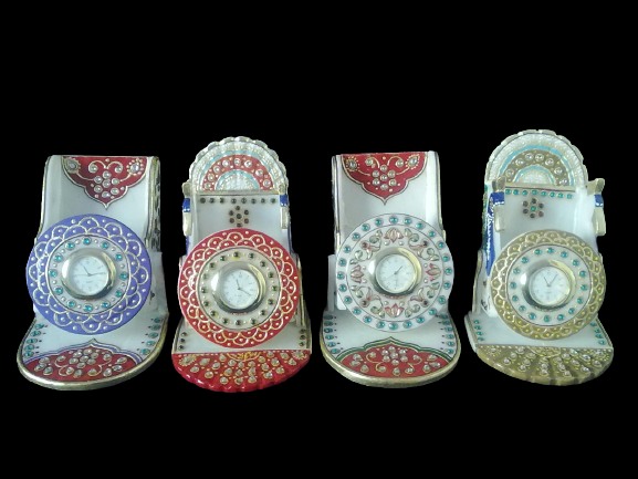 Marble Mobile And Card Holder In Lohit