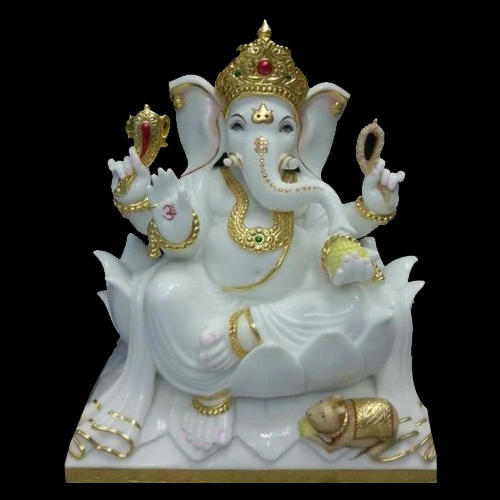 Marble Lord Ganesh Statue In Sitamarhi