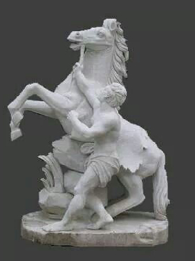 Marble Horse Riders In Bijapur