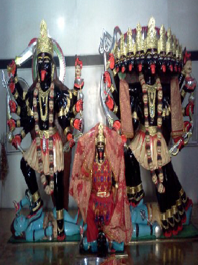 Marble Ma Kali Statue In Eluru