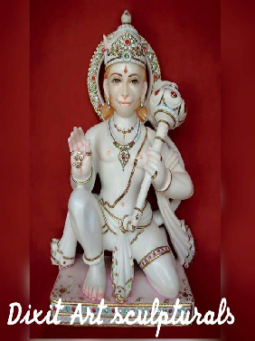 Marble Hanuman Statue In Tiruvarur