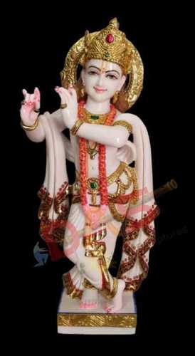 Marble Krishna Statue In Lohit