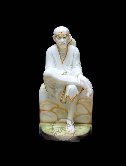 Marble Shirdi Sai Baba Statue In Bijapur